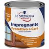 Lo Specialista Mistercolor IMPREGNANTE SOLVENTE CERA, 0,75L, MOGANO