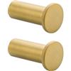 SAYAYO Ganci Accappatoio Bagno in Acciaio Inox Ganci Appendiabiti da Parete, Appendi Strofinacci Cucina Gancio, Gancio Appendi Accappatoio Oro Chiaro, Capacità Carico 15 kg, 2 Pezzi