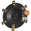 BEOS Disco lama beos per tosaerba robotizzato a 6 lame - Disco lama rinforzato in fibra - Disco di rotazione per 6 lame per Worx Landroid L800 & L1000 (dal 2020)