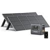 AFERIY Generatore Elettrico Solare Da 2400W Con 2 Pannelli Solari Da 200W, Stazione Di Alimentazione Portatile Da 2048Wh (4800W Picco), Batteria Lifepo4, 220V-240V, Pannello Solare Pieghevole Con Usb