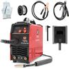 TIGMIG Saldatrice Inverter DC MIG/MAG (Con o Senza Gas) + MMA, TM140INVMIG, 140 AMP, Inverter IGBT (INCLUSI Bobina Filo Animato + Guanti + Maschera + Martello + Spazzola + Torcia) GARANZIA ITALIA