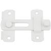 Sayayo Chiavistello Catenaccio Porta Bianco Serratura Porta Chiavistello per Porta in Legno Chiavistelli piccolo Chiavistello Scorrevole, Acciaio Inossidabile, EMS9001W