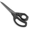 LIVINGO 24 cm scharfe Stoffschere, Allzweckschere, strapazierfähig, Titanbeschichtet, Tailor Dressmaking Sewing Shears Comfort for Cutting Leather, Crafting Home Office Use, Black
