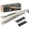 Cecotec Piastra e Arricciacapelli 2in1 RitualCare 2in1 Lisse&Curl. Ceramica, Tecnologia MCH e Ionica, 170-230°C, Blocco Temperatura, Auto Spegnimento 30 min, Look Liscio o Riccio