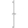 Auralum Saliscendi Doccia Acciaio Inox 90 cm, Asta Doccia con Supporto Soffione Regolabile, Colonna Doccia Senza Miscelatore Adattarsi ai Fori Esistenti, Asta Doccia Saliscendi Cromo