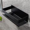 ZUNTO Mensola Doccia - Mensole Bagno Autoadesivo Portaoggetti Mensola Nero Organizzatore Doccia, SUS 304 Acciaio Inox