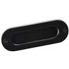SOTECH Maniglia a Incasso EL-08 Distanza Fori 108 mm Acciaio Inox nero opaco Maniglia per Porta Scorrevole Maniglia a