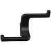 SOTECH Gancio doppio BILL nero opaco 107,5 x 64,5 x 38,5 mm con montaggio nascosto Appendiabiti della collezione BlackLine