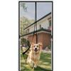 JIANJIAO Zanzariera Magnetica per Porte 80x220cm, Zanzariera Porta Tenda Chiusura Automatica Traspirante Zanzariere Anti Zanzare Insetti, per Porta Finestra Balcone Soggiorno,Nero