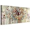 murando Quadro Acustico Gustav Klimt 80x40 cm 1 Pezzo schiuma acustica Quadri Moderni - Stampa su Tela - Protezione dai Rumori Fonoassorbente L'albero Della Vita Dipinti Famosi l-A-0033-b-a