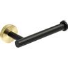 Sayayo Porta Carta Igienica Nero Oro Porta Rotolo Carta Igienica da Parete in Acciaio Inox Portarotolo Carta Igienica da Muro per Bagno e Cucina