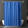 URAQT Tenda da Doccia antimuffa, Impermeabile, in PEVA, Resistente alla Muffa, con 12 Ganci, in Tinta Unita, per Vasca da Bagno e Box Doccia, 180 x 180 cm, Blu Scuro