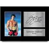 HWC Trading Sylvester Stallone A4 Senza Cornice Firmato Regalo Visualizzazione Delle Foto Print Immagine Autografo Stampato Per Rocky Gli Appassionati Di Cinema