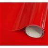 GOYAPRINT Carta Adesiva per Mobili Rosso 30x120 cm Pellicola Adesiva Lucida per Parete Cucina Porta Finestra Vinile Rivestimento Decorativo (30x120 cm, Rosso)