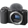 Sony ZV-E10 (APS-C) Fotocamera per vlogging - Video 4K, display orientabile, autofocus oculare in tempo reale, leggera e ideale per vlogger e principianti