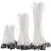 CZ Store Stoppini per Candele -✮GARANZIA A VITA✮-150 Stoppini in Cotone Naturale |Diverse misure 9/15/20 CM| Stoppino Cerato con Cera di Soia - Brucia a Lungo, No Fumo Nero, Istruzioni per Candele