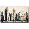 Giallobus - Quadro - 46 - Splash skyline - Tela Canvas Telaio Standard - 70x40 - Pronto da appendere - Quadri moderni per la casa