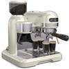 KLARSTEIN Bella Café - Macchina per caffè Espresso, 19 Bar, 1550W, Macinino Integrato da 200g, Montalatte Mobile, Serbatoio da 1,4L, Thermo Block, 2 Tazze, Crema