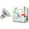greenandco Spot a LED IRC 97+ 2700K 36° GU5.3 MR16 6W (equivalente spot alogeni 40W) 380lm (bianco caldo) SMD LED 12V AC/DC vetro, non dimmerabile