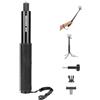NEEWER Kit Asta di Prolunga Compatibile con DJI OSMO Action 5 Pro 4 3 GoPro Insta360 AKASO, Selfie Stick Invisibile 121cm, Adattatore Action Cam e Supporto Magnetico a Sgancio Rapido per Video, GP-85