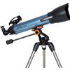 Celestron 22403 Inspire 100AZ Telescopio rifrattore con adattatore per smartphone incorporato, blu