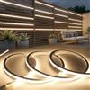 KSIBNW Striscia LED 5 Metri, 12V Silicone Strisce LED Neon Esterno Impermeabile IP65 Flessibile Barra Led Bianco Naturale 4000K Nastri 120LED/M Luci da Camera Cucina Sottopensile, Senza Alimentatore