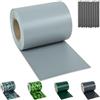 tectake® Rotolo Recinzione PVC 19 cm, Clip Montaggio, Resistente UV, Facile Installazione, Protezione Intemperie, Antistrappo, Frangivista Balcone, Paravento da Esterno - 70 m, Grigio