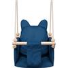 MAMOI Altalena per bambini con cintura di sicurezza, altezza regolabile 150-190 cm, altalena per casa, struttura stabile, seduta in velluto, montaggio facile, altalena da interno per bambini