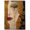 Giallobus - Quadro - Gustav Klimt - Lacrime dorate - Tela Canvas Telaio Premium Alto Spessore - 70L x 100l cm - Pronto da appendere - Quadri moderni per la casa