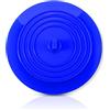 CZ Store Tappo di Scarico in Silicone | 15CM |✮✮GARANZIA A VITA✮✮- Tappo a Ventosa Universale- Tappo Lavello Cucina, Vasca da Bagno, Lavandino, Doccia, Lavandini Ceramica e Acciaio (Blu)