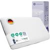 Wolkenfeld Cuscino Memory Foam Ergonomico 70x40x12 - Cuscino Letto traspirante e comodo - Supporto Ottimale per Collo, Schiena e Spalle - Fibra Tencel - Certificato OEKO-TEX