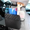 Adiwo Organizer Sedile Posteriore Auto, Organizer Impermeabile Resistente, per Sedili Auto Con Spallacci Regolabili in Lunghezza, Accessori Sedili Automobile per Bottiglie Giocattoli Libri(Avanzato)