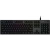 Logitech G G512 Tastiera Gaming Meccanica, RGB LIGHTSYNC, Tasti Retroilluminati, GX Brown Tactile Switch, Telaio in alluminio spazzolato, Tasti Personalizzabili, USB, QWERTY Layout Italiano - Nero