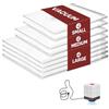 Vacbird Sacchetti Sottovuoto Vestiti con Pompa Elettrica, Confezione da 8 (4 grandi, 2 medi, 2 piccoli), Riutilizzabile Buste Sottovuoto Vestiti per Biancheria da letto, Viaggi, Traslochi