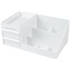 URAQT Porta Trucchi Organizer Con Cassettini e 8 Scomparti di Diverse Dimensioni, Box Portatrucco Adatto per Gioielli, Spazzole, Rossetto