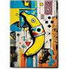 Giallobus - Quadro - 82 - Banana - Tela Canvas Telaio Standard - 70x100 - Pronto da Appendere - Quadri Moderni per la casa
