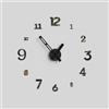 Giallobus - Orologio da Parete Adesivo Grande Float - Typos - Legno Mdf - Float ⌀ 60/80/110cm - 23 - Gold marble - Orologio da parete moderno - Numeri adesivi 3d - Diametro variabile 60/80/100cm