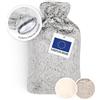 Blumtal borsa acqua calda peluche premium con fodera - boule acqua calda in gomma naturale - borsa acqua calda neonato coliche con scaldamani - borsa calda senza perdite - borse acqua calda - grigio