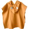MIMUSELINA Poncho Mare Bambino in Mussola 100% Cotone | Asciuga Senza Strofinare | Accappatoio Neonato Leggero e Assorbente | Uso Quotidiano, Bagno, Mare e Piscina | Prodotto in Spagna | Mostarda
