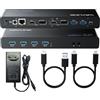 WAVLINK - Docking station universale USB-C con 2 HDMI e DP, Gigabit Ethernet, 6 USB 3.0, audio, microfono, compatibile con Mac OS e Windows