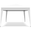FRANKYSTAR Gazebo richiudibile 3X3 Pieghevole A Fisarmonica Automatico Mercato Tenda con Sacca.Disponibile Colore: Bianco,Blu,Verde (Bianco)