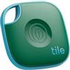 Life360 Tile - Localizzatore, cerca oggetti e tracker Bluetooth per chiavi, borse e altro. Trova telefono. Compatibile con iOS e Android. Pacchetto da 1 (Green Surf)