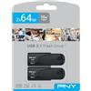 PNY Pack di 2 Unità Flash 64GB Attaché 4 USB 3.1