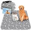 Baodan Traverse Cani, 2 pezzi Traversine Lavabili per Cani 70x100 cm, Riutilizzabili Assorbenti Rapidi Tappetini Cane Puppy Pads per Cane, Gatti, Porcellini d'India