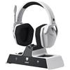 NUBWO G06 Pro Cuffie Gaming Wireless con Stazione di Ricarica per Cuffie e Controller PS5, Bassa Latenza da 17ms, Durata Della Batteria 120h, Driver Dinamici da 50mm-Bianco