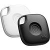 Life360 Tile - Localizzatore, cerca oggetti e tracker Bluetooth per chiavi, borse e altro. Trova telefono. Compatibile con iOS e Android. Pacchetto da 2 (Bianco/Nero)