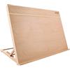 Mont Marte Lavagna da disegno in legno di faggio con elastico, formato A3, inclinabile, con fascia elastica per fissare il lavoro.