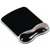 Kensington 62399 Mouse Pad con Poggiapolsi, Duo Gel Ergonomico per Computer/Laptop con Mouse Laser e Ottici, Tappetino Antiscivolo con Cuscinetto in Gel, Grigio