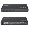 WAVLINK Displaylink Docking station universale USB C con 2 HDMI e DP 65 W PD, Gigabit Ethernet, 6 USB 3.0, audio, microfono, compatibile con Mac OS e Windows