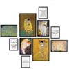 Giallobus - Set 10 poster da parete - Gustav Klimt - Raccolta Klimt 1 - Carta Patinata - | 2 x A3 42x30cm | 4 x A4 30x21cm | 4 x A5 21x15cm | - SENZA CORNICI - Stampe moderne soggiorno